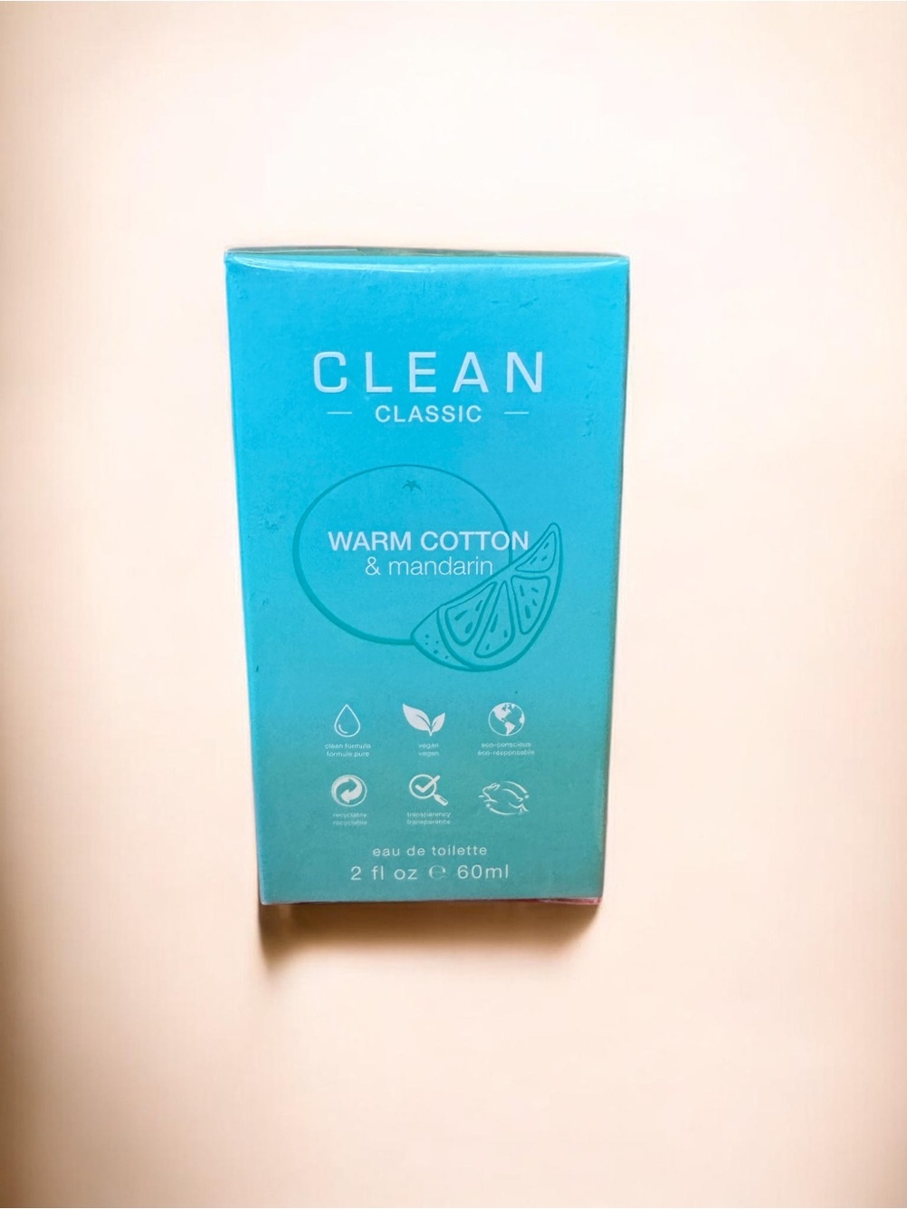 EMPTY CLEAN Classic Warm Cotton & Mandarin Eau de Toilette 2 oz EMPTY